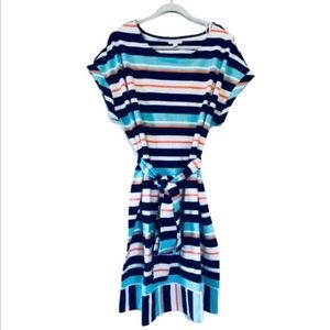 Charter Club Striped Tie Dress